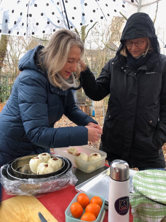 Vorbereitung der Bratäpfel